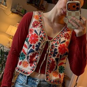 Bohemian vest